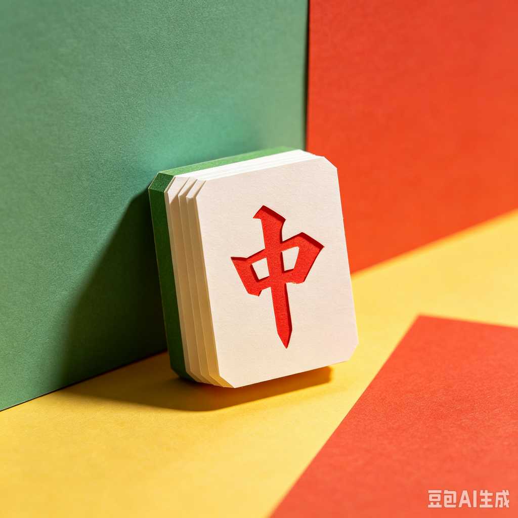 colored mahjong tile racks