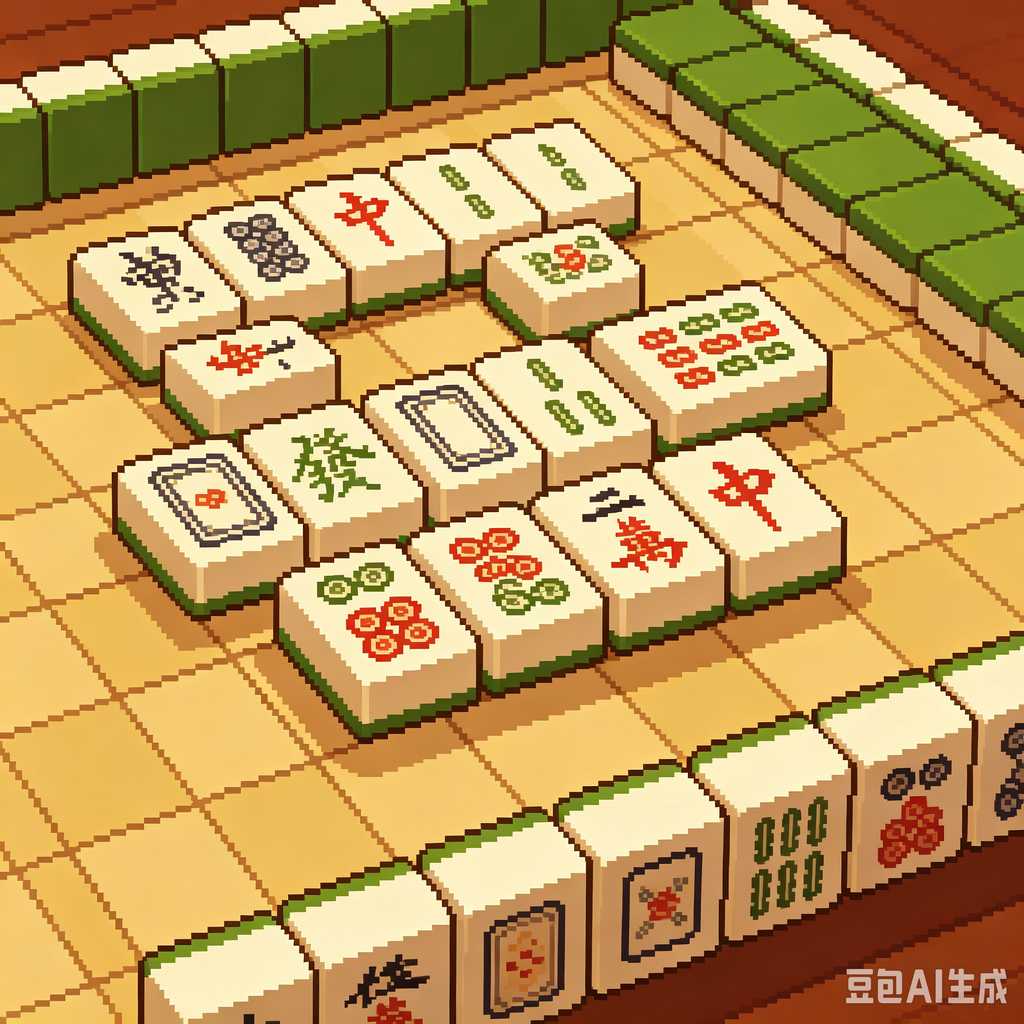animal pattern mahjong tiles