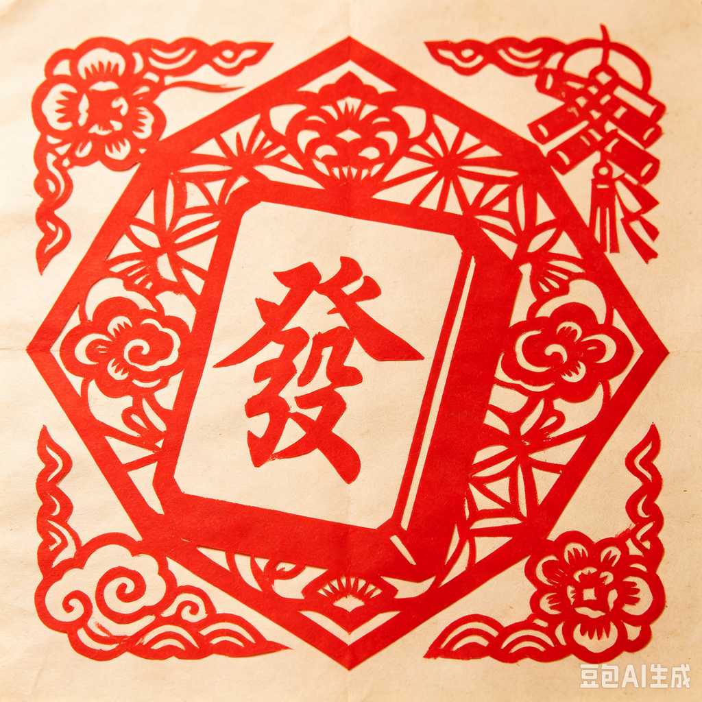 unique decoration mahjong tiles