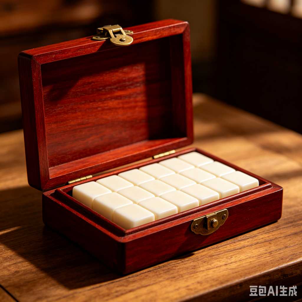 black crystal mahjong tiles