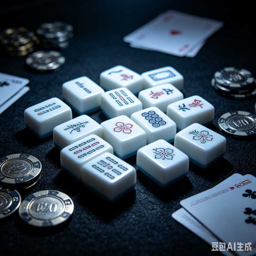 antique style mahjong set