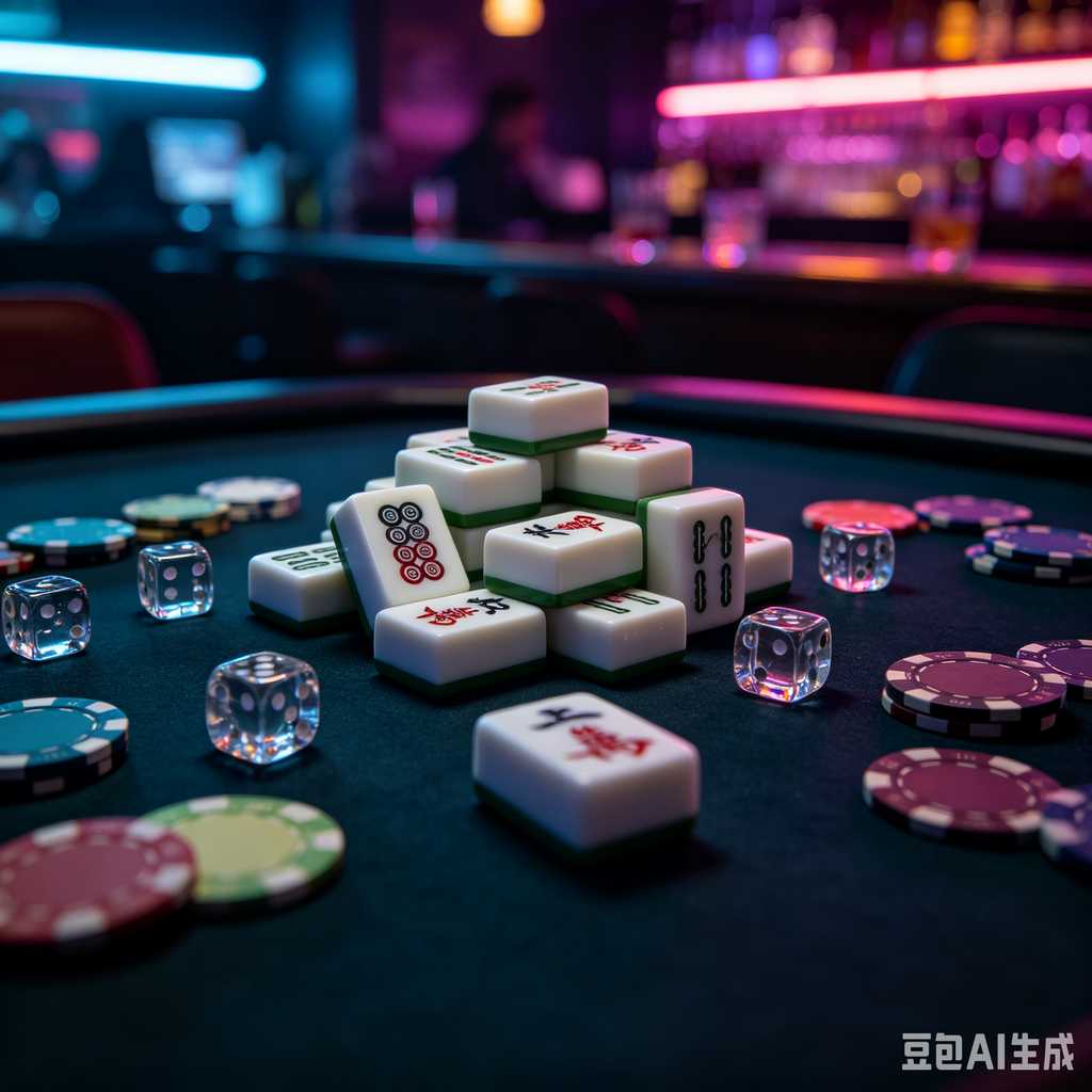retro vintage mahjong set